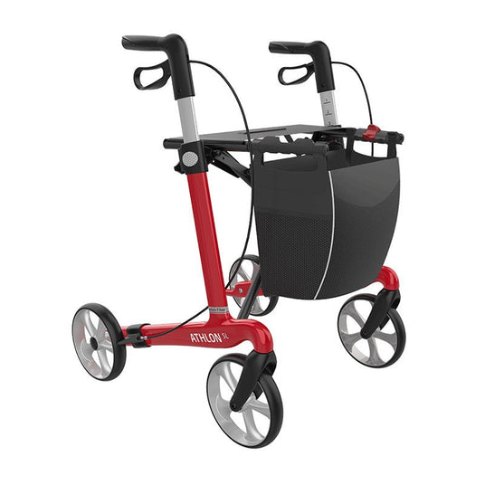 Athlon SL Rollator *SUPER LET* - Rød - Seniorshop