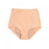 Inkontinens trusse med blonde - Beige - Seniorshop