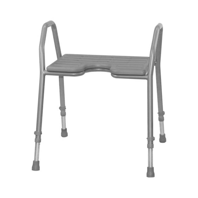 Silla de baño con asiento suave, 42 cm