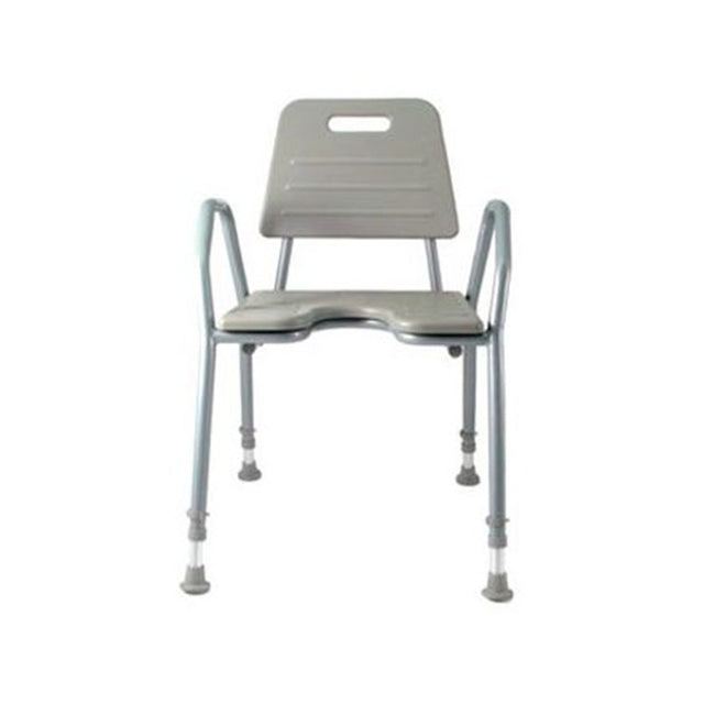 Silla de baño con asiento suave, 42 cm