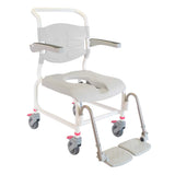 Let badestol / Toiletstol på hjul - Seniorshop