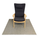 Alfombra ignífuga, 150x150 cm