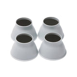 Møbelforhøjer i plast, 9 cm - 4 stk.