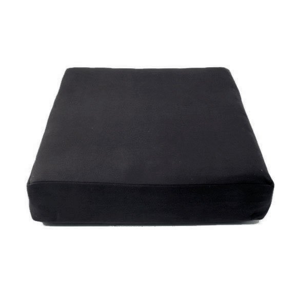 Funda de velour para cojín de asiento, 43x43x10 cm