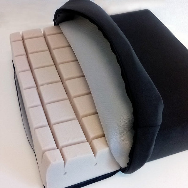 Funda de velour para cojín de asiento, 43x43x10 cm