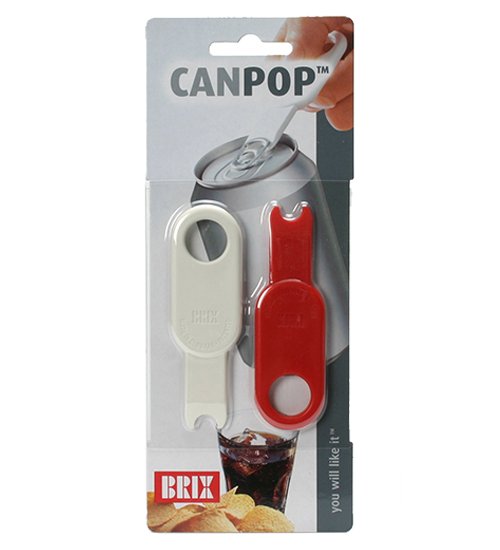 CanPop dåseåbner til øl- og sodavandsdåser, 2 stk.