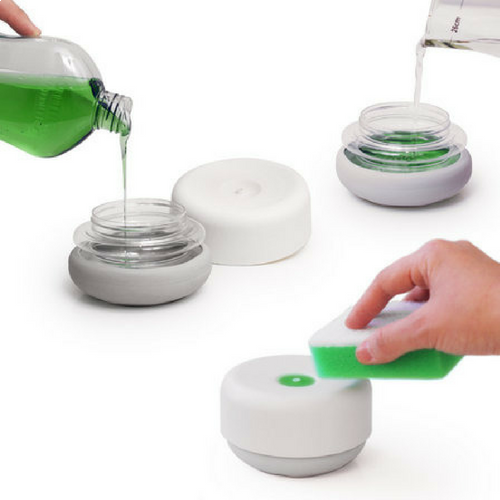 Enhåndsbetjent sæbedispenser