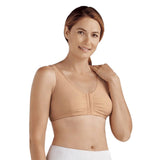 Beige BH med frontlukning - Frances - Seniorshop