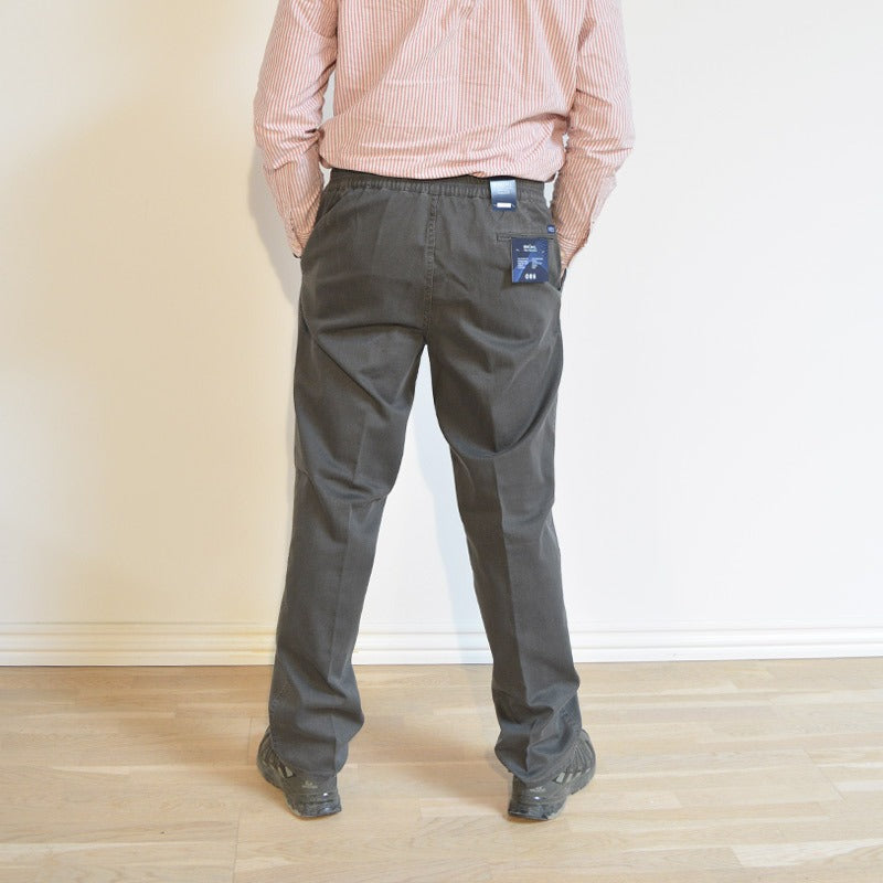 Bukser med elastisk talje - Grå