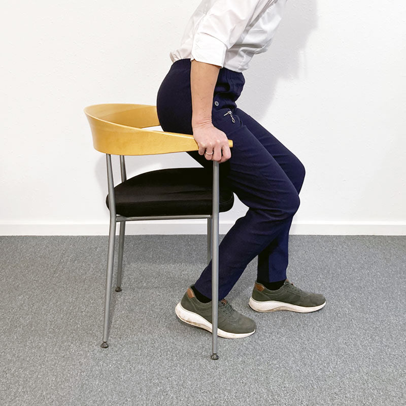 Damebukser med elastikkant - Navy - Seniorshop