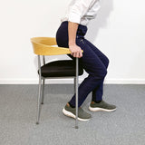 Damebukser med elastikkant - Navy - Seniorshop
