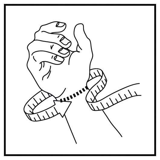 Håndledsbandage - Sort - Seniorshop