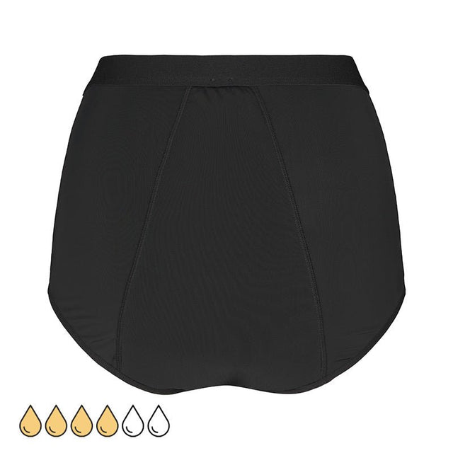 Inkontinens trusse Elva High 90 - Sort