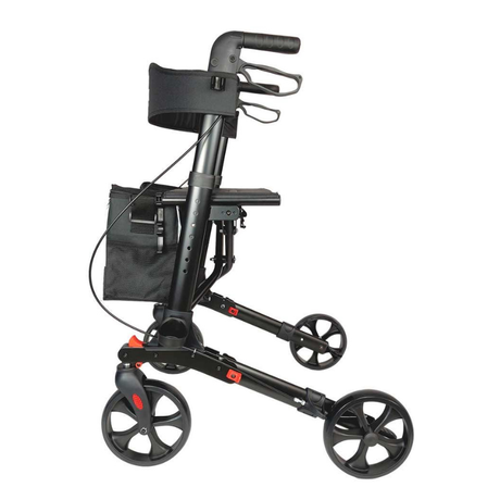 Panther Compact rollator - Negro