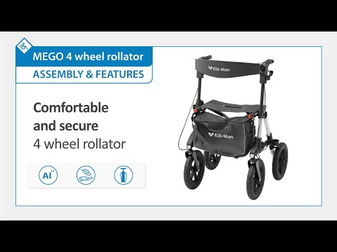 Mego Rollator - Gris claro